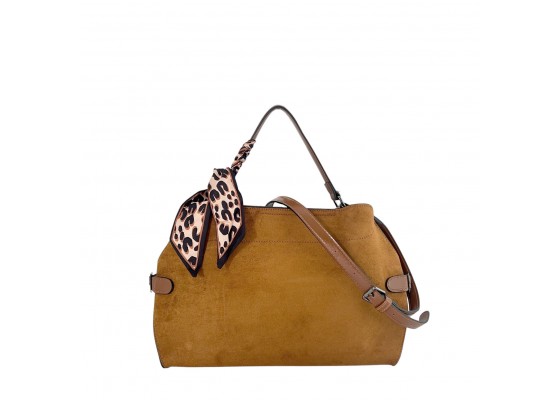 Bolso Grande De Hombro Pañuelo Leopardo